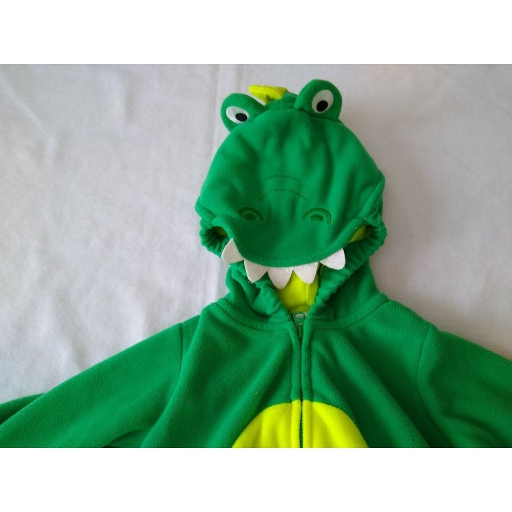 Carter's Dinosaur Dino Costume 3-6 months Green Halloween Plush Set Dragon - Picture 2 of 5